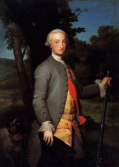 Anton Raphael Mengs Prince of Asturias, Future Charles IV of Spain Norge oil painting art